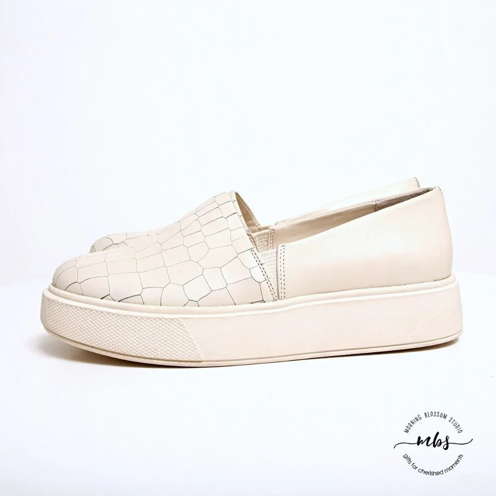 Vince Camuto Abbinna Leather‎ Platform Slip Ons